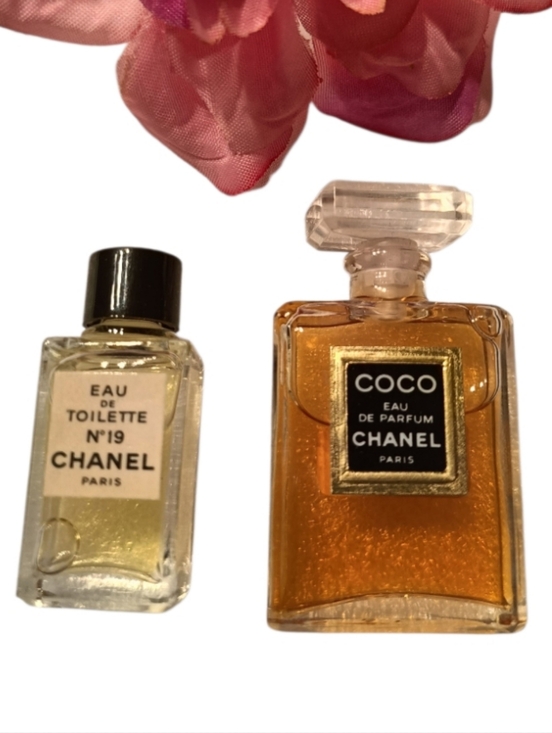 CHANEL Other - 🌸CHANEL collectible iconic vintage Mini Perfume No.19 & Coco ( full bottles)
